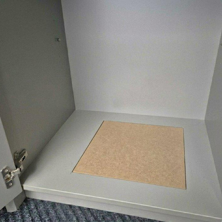 Plinth for Safe Installation in a Raised Wardrobe Base