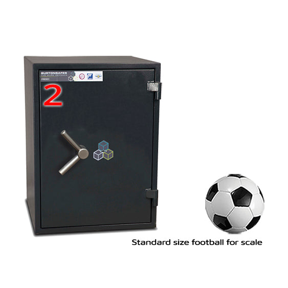 Burton Safes Firesec 10/60 (Size 2) Keylocking Fire Safe, London & Home Counties Safe Company, Burton Safes Firesec 10/60