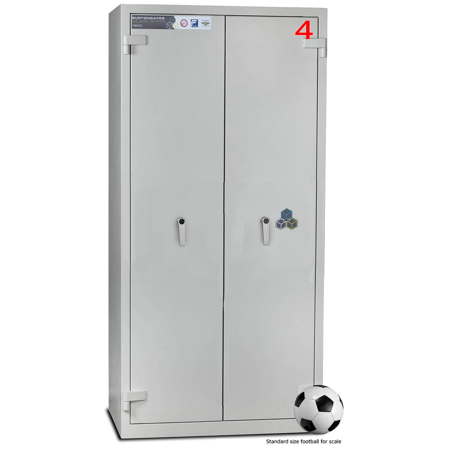 Burton Safes Firesec 4/60 (Size 4) Keylocking Fire Safe, London & Home Counties Safe Company, Burton Safes Firesec 4/60
