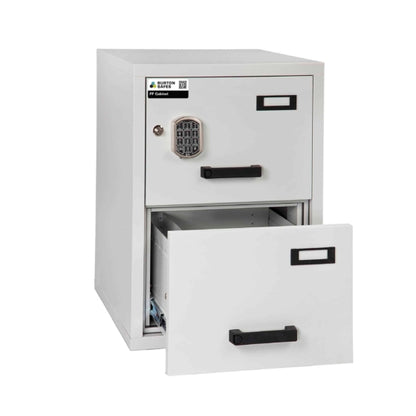Burton FF Fireproof Filing Cabinet 2 Drawers Digital Locking - London & Home Counties Safe Company