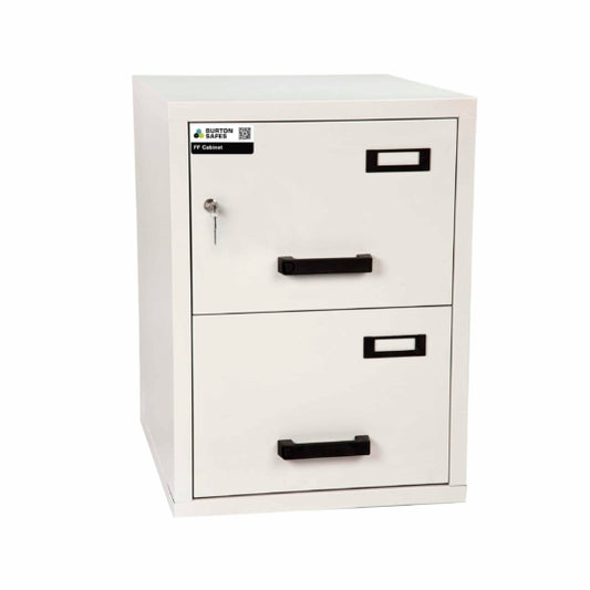Burton FF Fireproof Filing Cabinet 2 Drawers Keylocking - London & Home Counties Safe Company