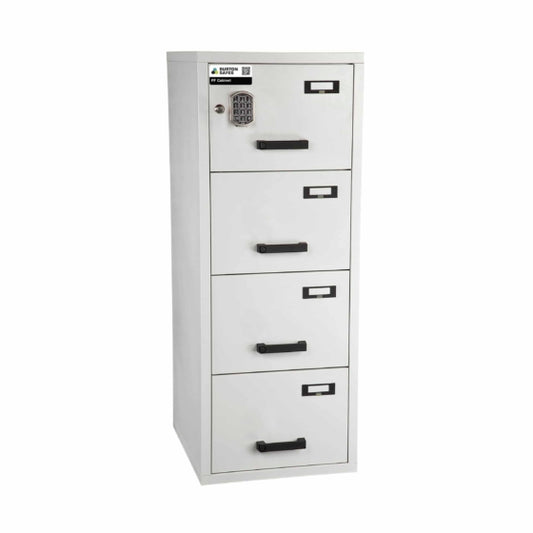 Burton FF Fireproof Filing Cabinet 4 Drawers Digital Locking - London & Home Counties Safe Company