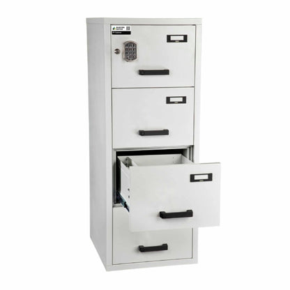 Burton FF Fireproof Filing Cabinet 4 Drawers Digital Locking - London & Home Counties Safe Company