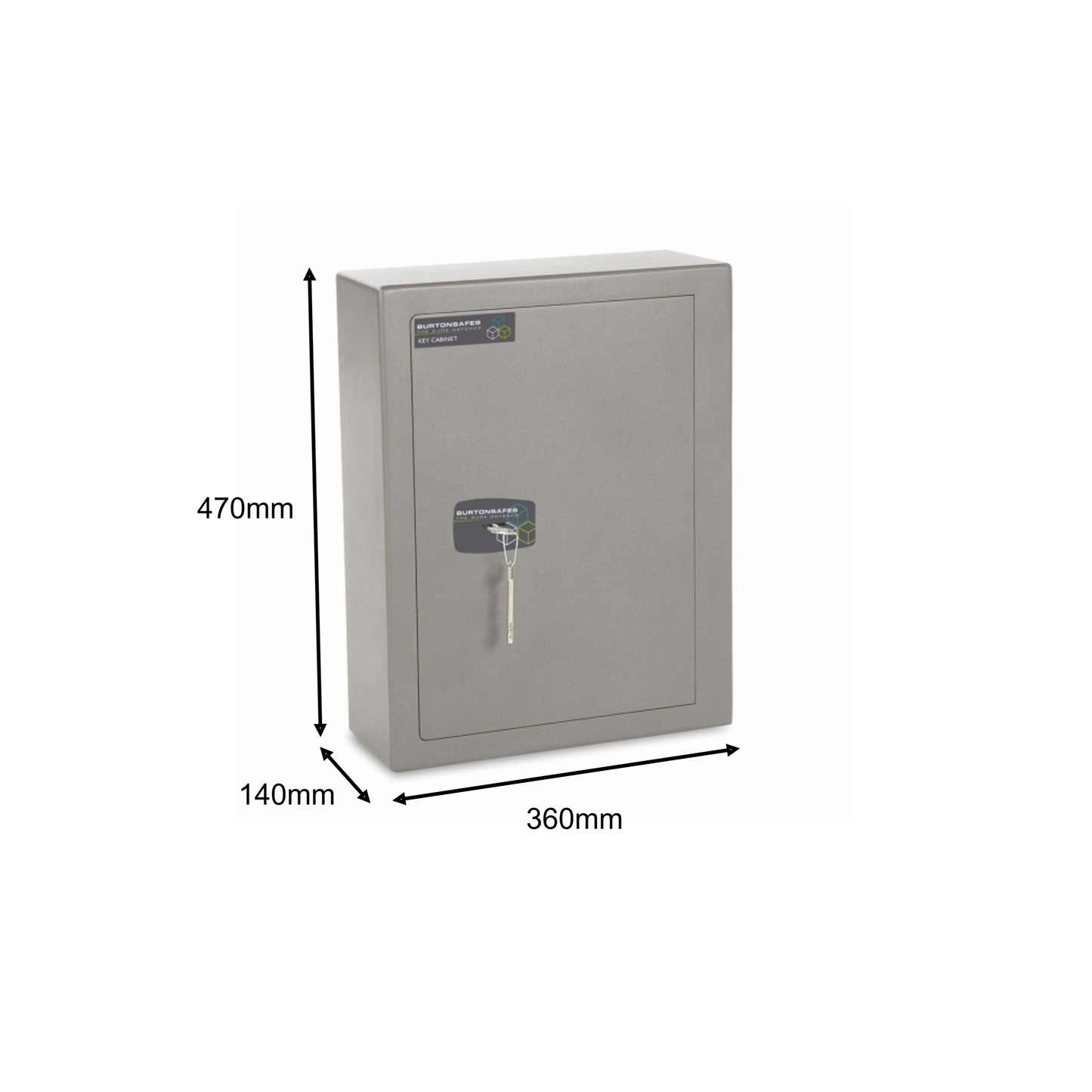 Burton Heavy Duty Key Cabinet 120 Keys - Keylocking CK120 - London & Home Counties Safe Company