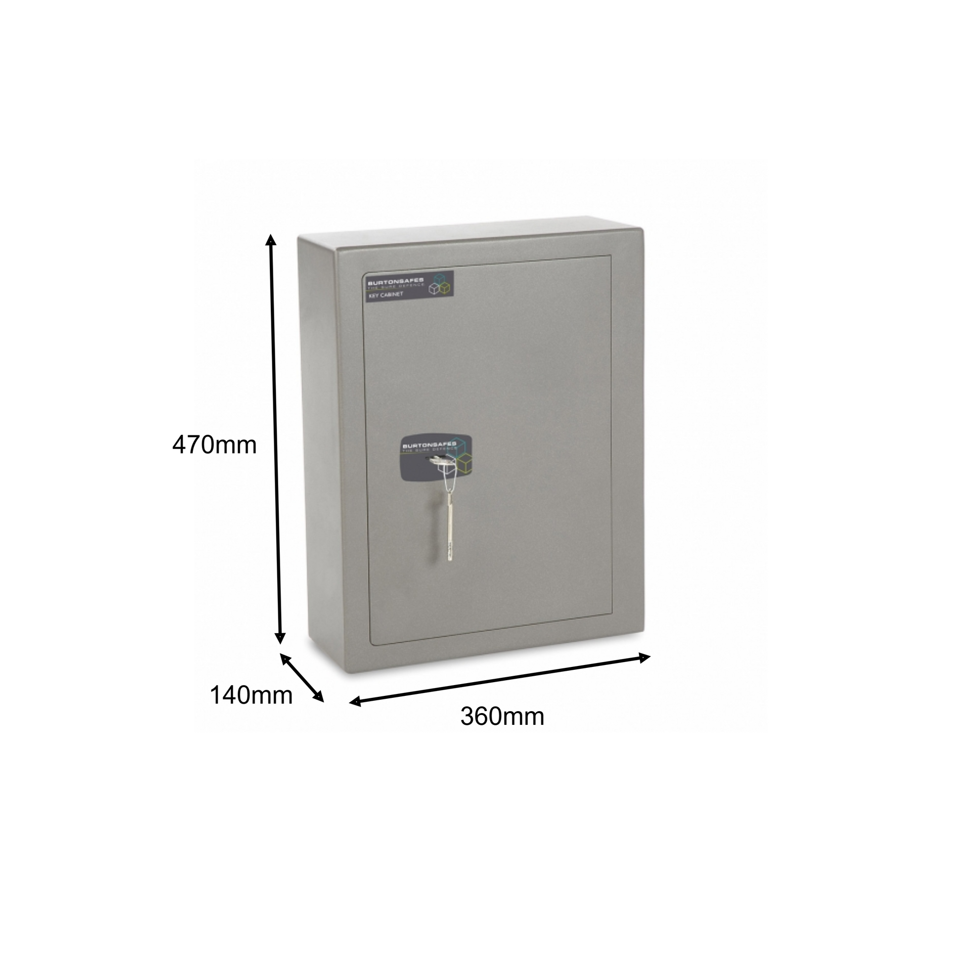 Burton Heavy Duty Key Cabinet 40 Keys - Keylocking CK40 - London & Home Counties Safe Company