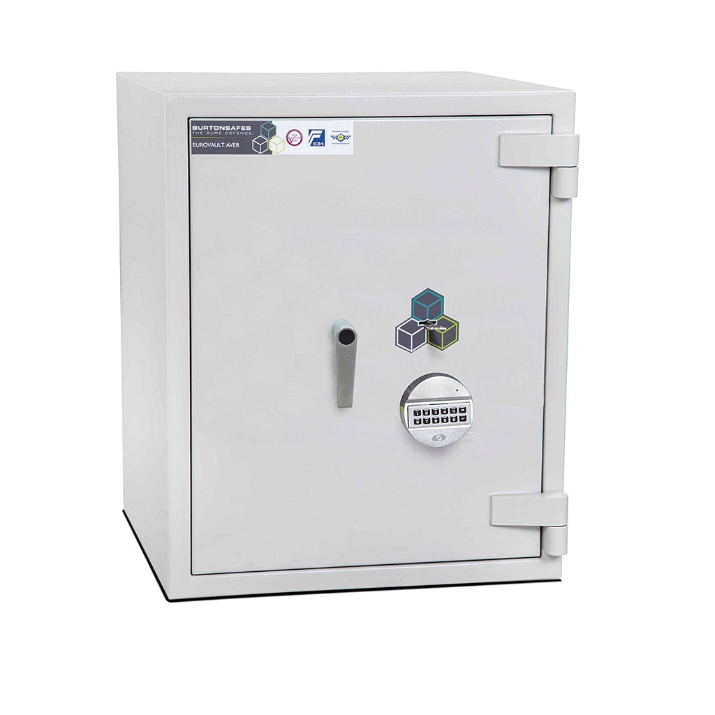 Burton Safes Eurovault Aver LFS Grade 4 Size 2 Dual Keylocking & Digital Safe - London & Home Counties Safe Company