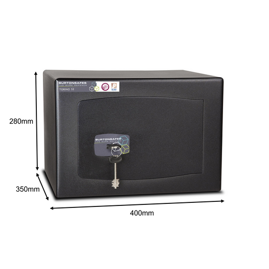 Burton Safes Torino S2 Size 2 Keylocking Safe