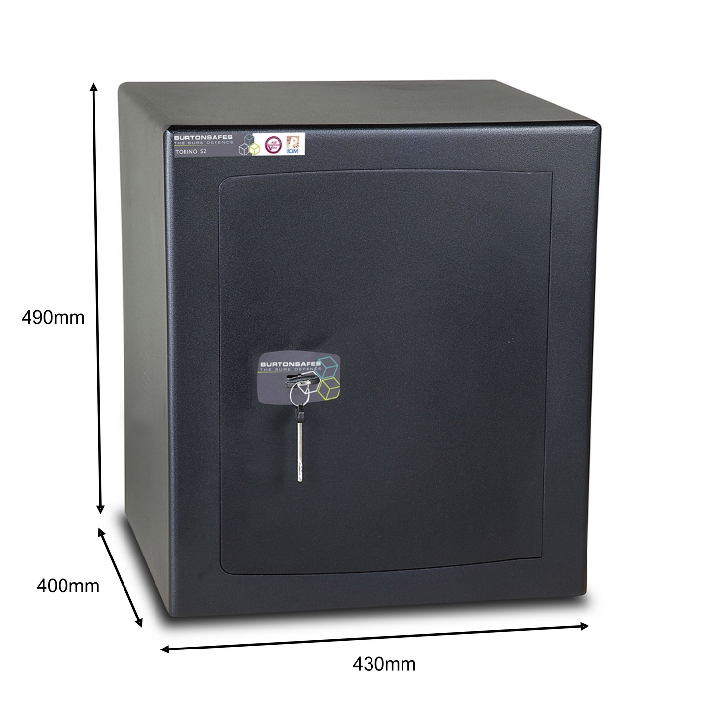 Burton Safes Torino S2 Size 4 Keylocking Safe