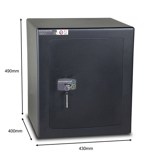 Burton Safes Torino S2 Size 4 Keylocking Safe