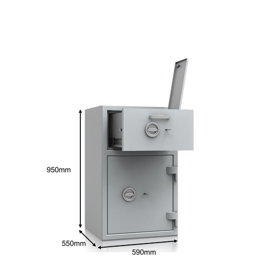 De Raat DRS Prisma Deposit Grade 2 (Size 1) Keylocking Safe