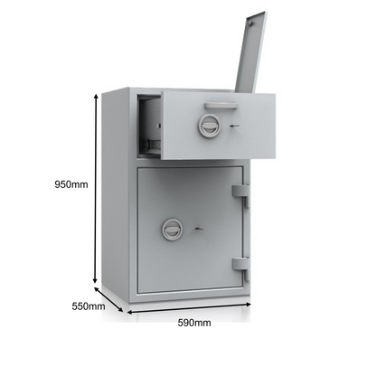 De Raat DRS Prisma Deposit Grade 3 (Size 1) Keylocking Safe