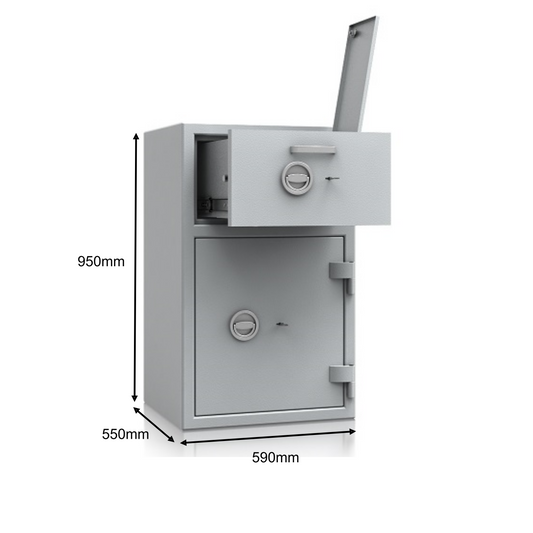 De Raat DRS Prisma Deposit Grade 3 (Size 1) Keylocking Safe