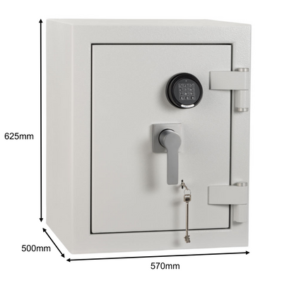 De Raat DRS Prisma Grade 4 (Size 1) Dual Digital & Keylocking Safe