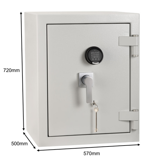 De Raat DRS Prisma Grade 4 (Size 2) Dual Digital & Keylocking Safe