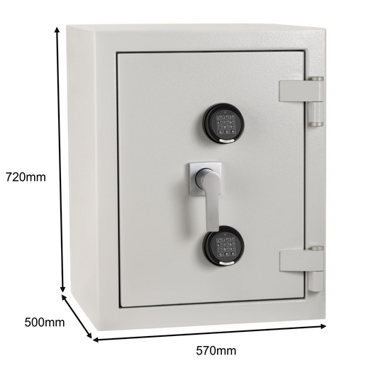 De Raat DRS Prisma Grade 4 (Size 2) Dual Digital Safe