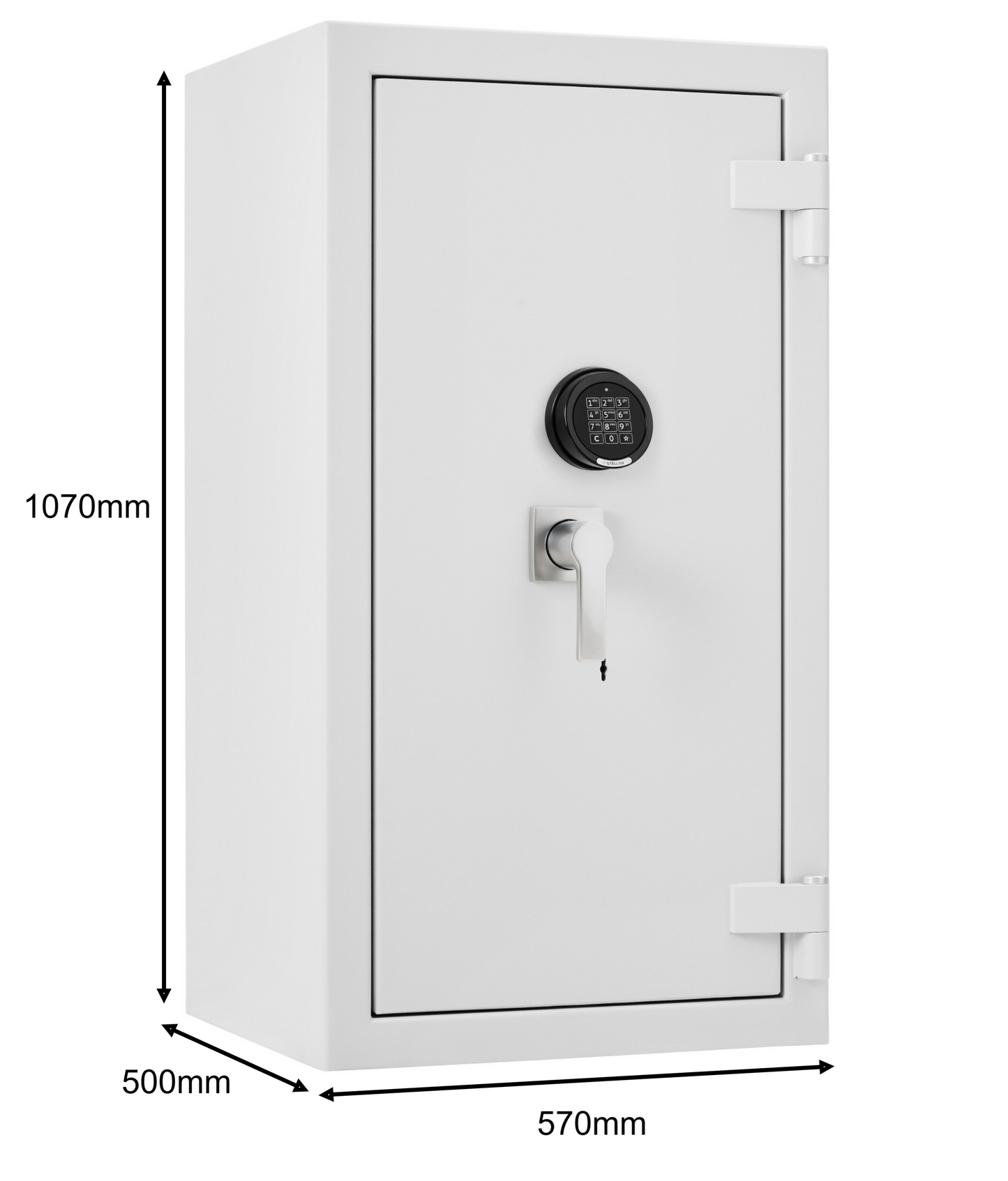 De Raat DRS Prisma Grade 4 (Size 4) Dual Digital & Keylocking Safe