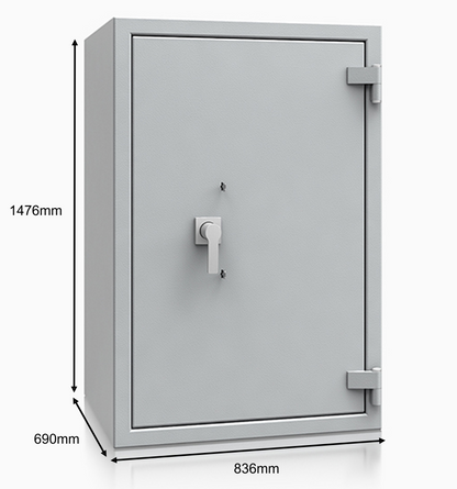 De Raat DRS Prisma Grade 4 (Size 9) Dual Digital & Keylocking Safe