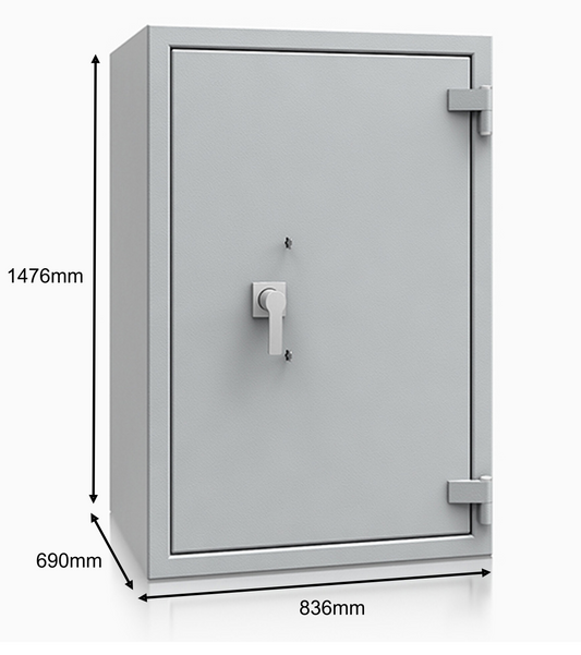 De Raat DRS Prisma Grade 4 (Size 9) Dual Keylocking Safe