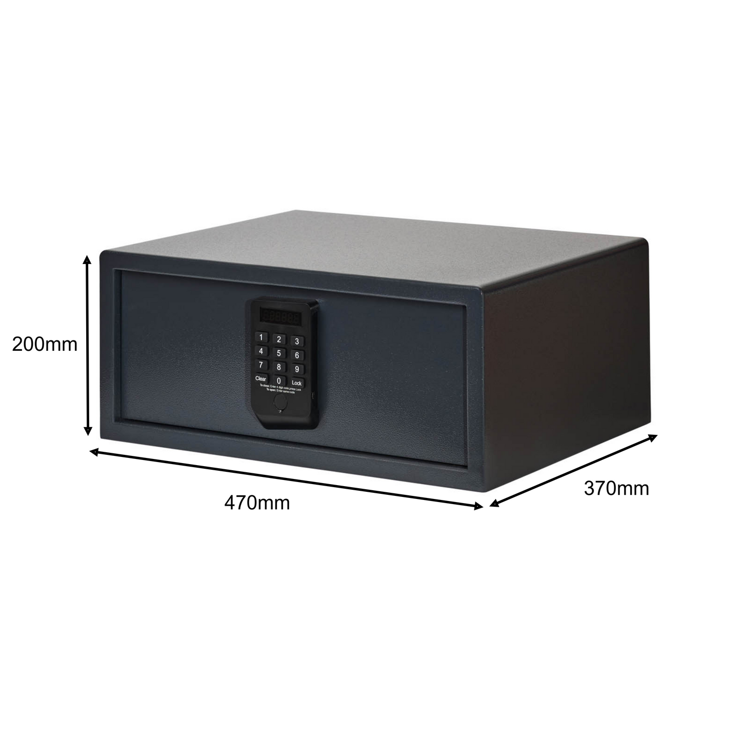 De Raat Leisure 2047 Digital Hotel Safe