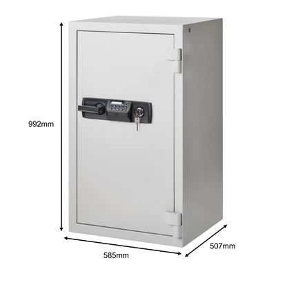 De Raat Protector ES-100 Fire Resistant Digital & Keylocking Safe