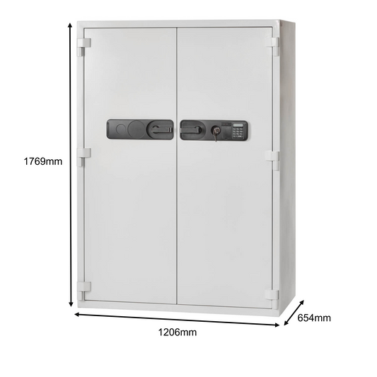 De Raat Protector ES-700 Fire Resistant Digital & Keylocking Safe
