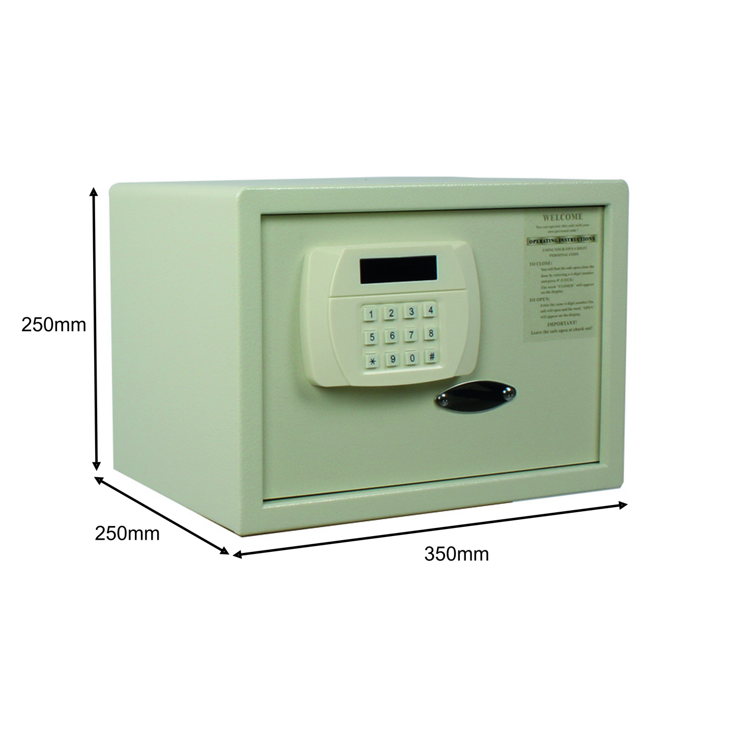 De Raat Protector Guest D-25MOS Digital Safe