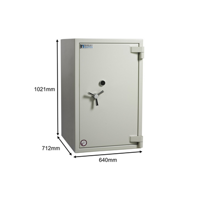 Dudley Europa Grade 3 Size 5 Keylocking Safe