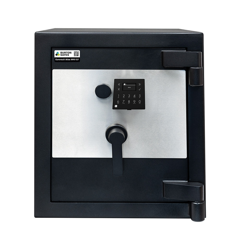 Burton Safes Eurovault Atlas MKII Grade 7 Size 1 Dual Keylocking Safe - London & Home Counties Safe Company