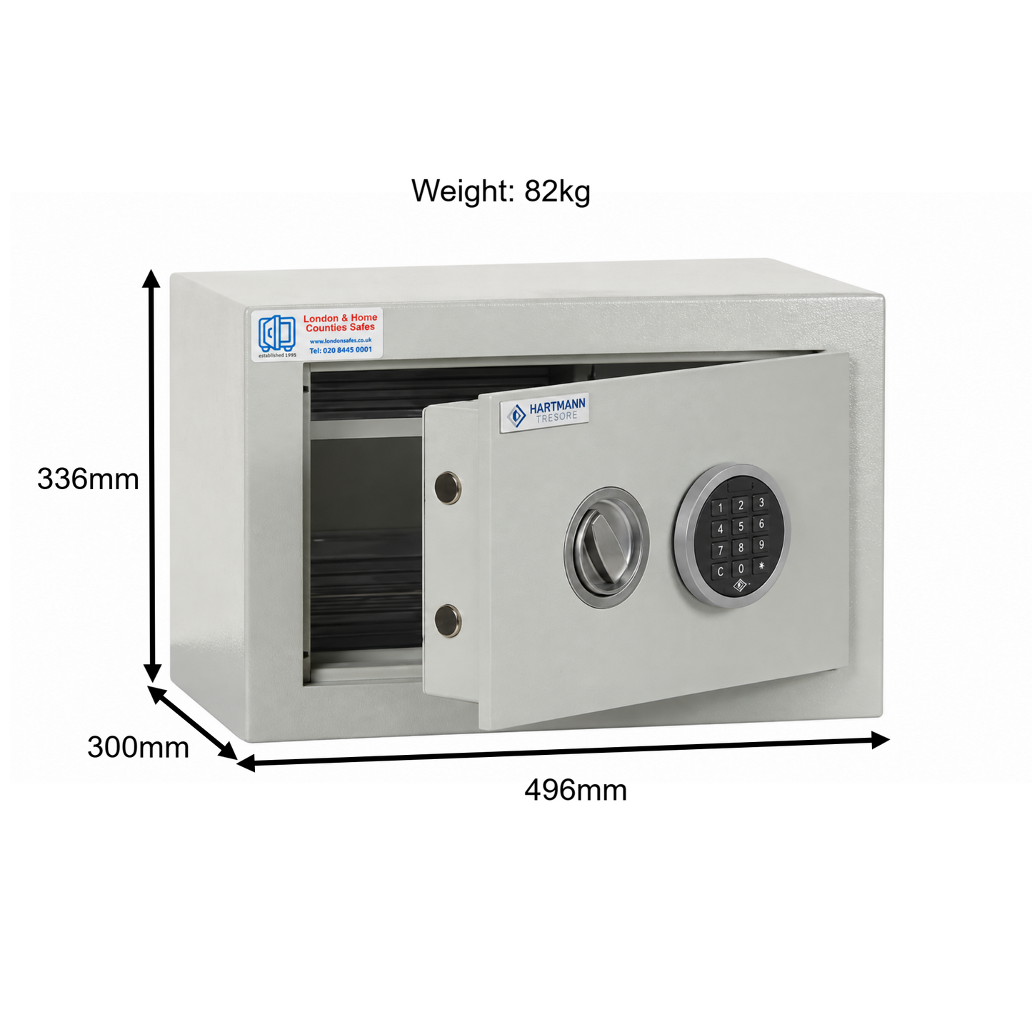Hartmann Tresore David 200 Eurograde 1 Digital Safe