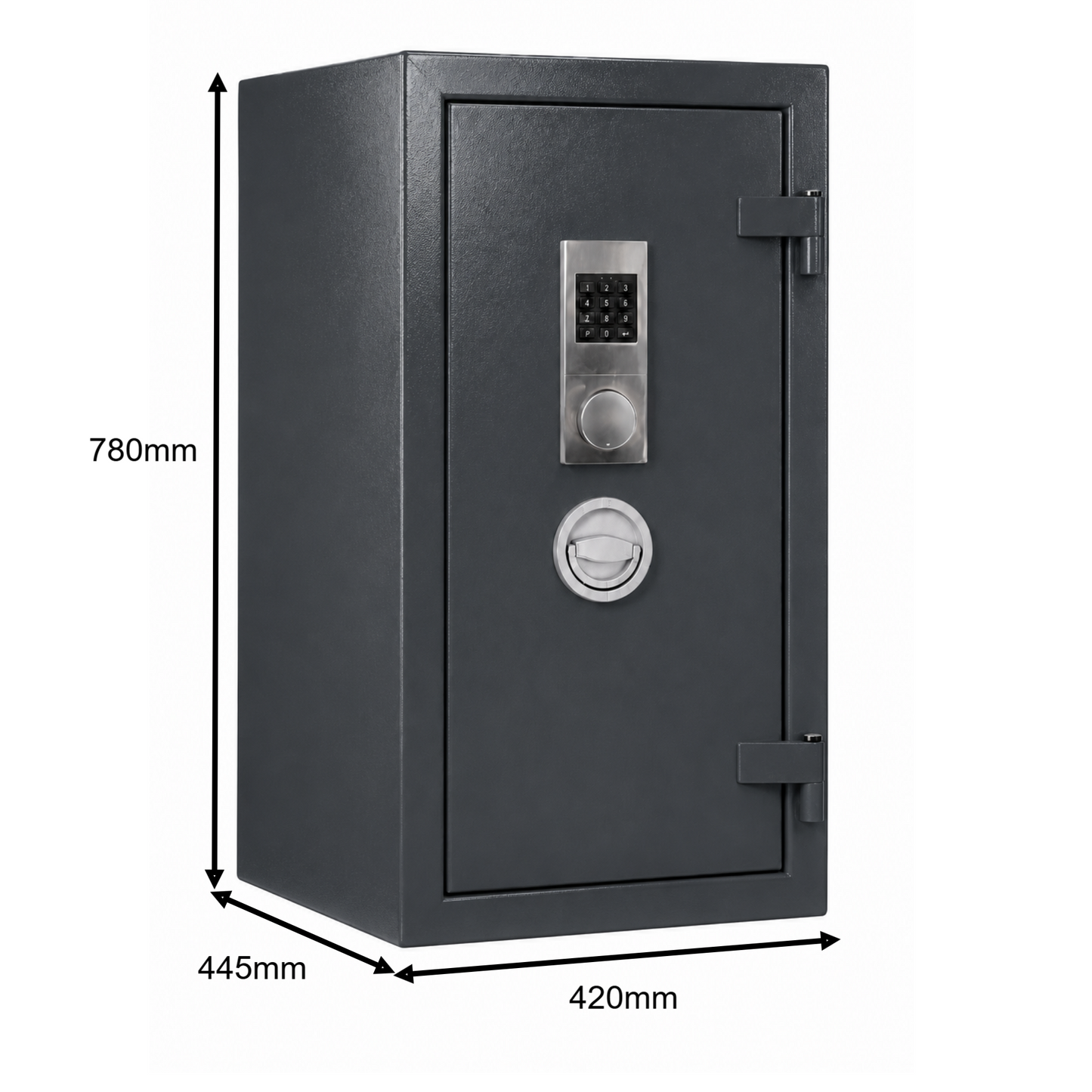Osmium DELUXE Eurograde 1 (Size 3) (with Key Override) Digital Safe