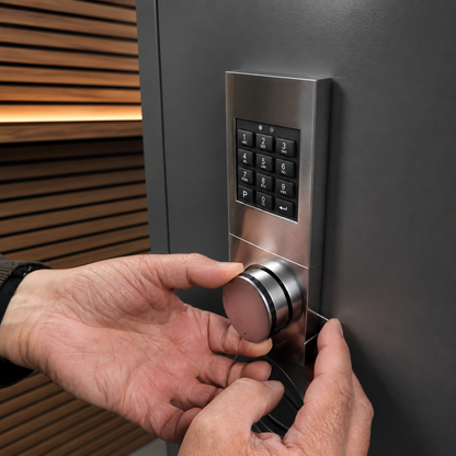 Osmium DELUXE Eurograde 1 (Size 4) (with Key Override) Digital Safe