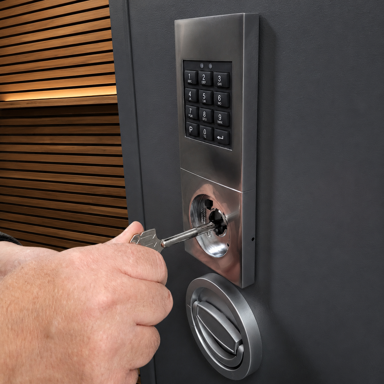 Osmium DELUXE Eurograde 1 (Size 4) (with Key Override) Digital Safe