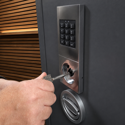 Osmium DELUXE Eurograde 1 (Size 4) (with Key Override) Digital Safe