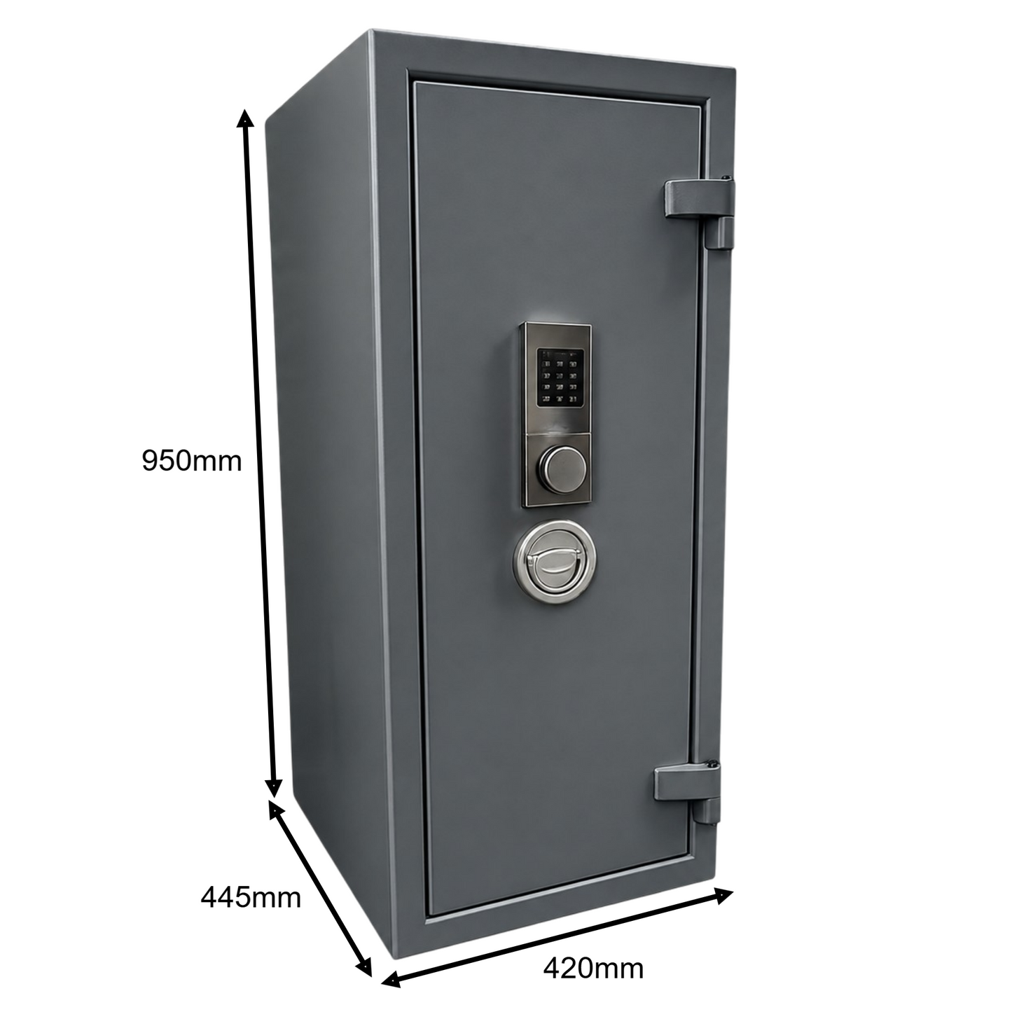 Osmium DELUXE Eurograde 1 (Size 4) (with Key Override) Digital Safe