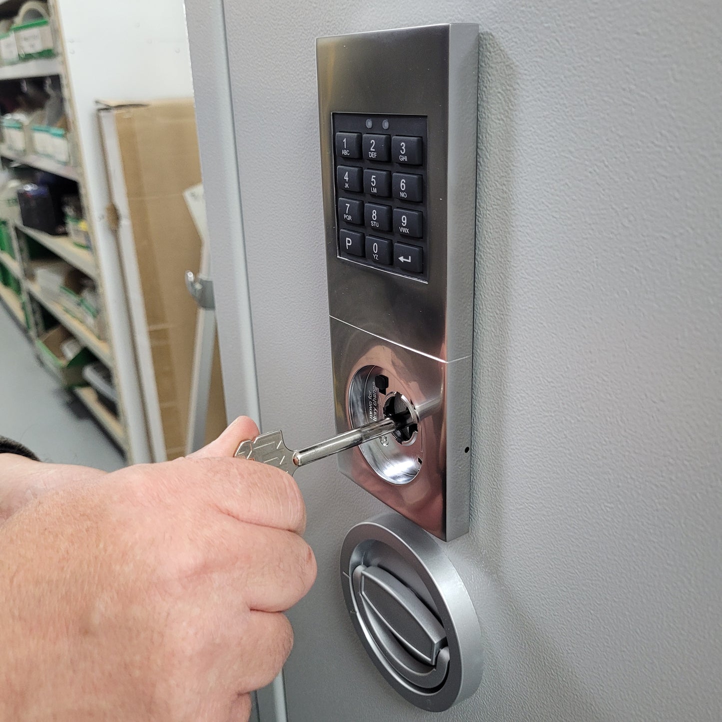 Osmium Eurograde 1 (Size 5) with Key Override) Digital Safe