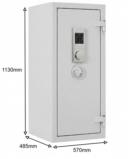 Osmium Eurograde 1 (Size 5) with Key Override) Digital Safe
