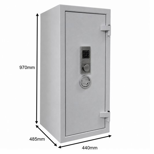 Osmium Eurograde 2 (Size 4) (with Key Override) Digital Safe