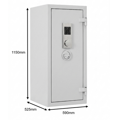 Osmium Eurograde 2 (Size 5) (with Key Override) Digital Safe