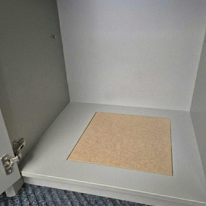 Plinth for Safe Installation in a Raised Wardrobe Base