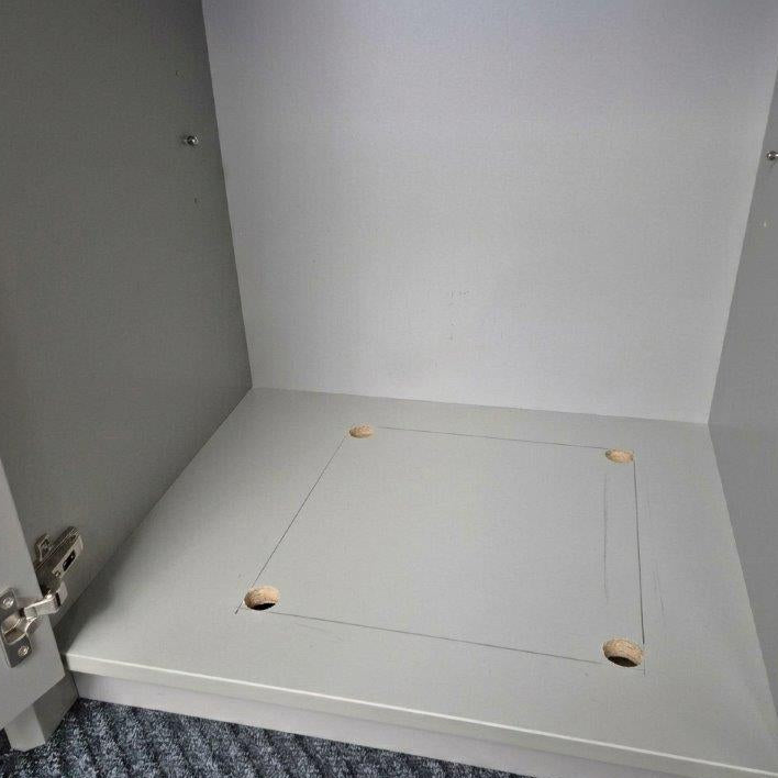 Plinth for Safe Installation in a Raised Wardrobe Base