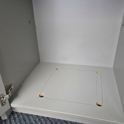 Plinth for Safe Installation in a Raised Wardrobe Base