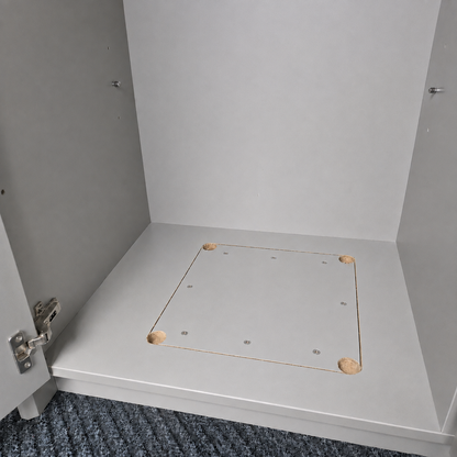 Plinth for Safe Installation in a Raised Wardrobe Base