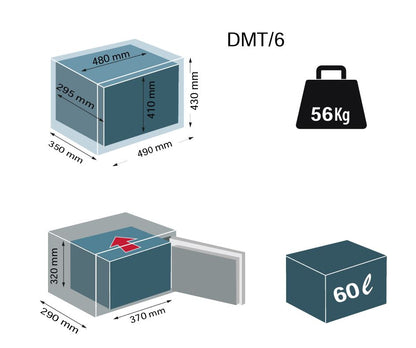 Technomax Technofort Moby Trony DMT/6 S1 Digital Safe (8-12 weeks special order)