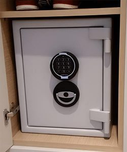 Free Standing Safe in Closet